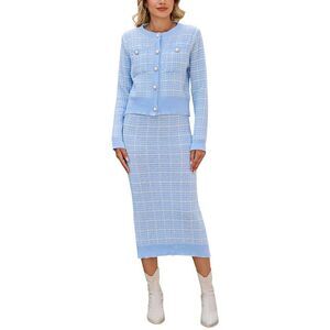 Nino Balcutti Womens  2Pc Cardigan & Skirt Set